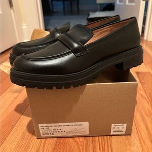 Madewell Black Leather Loafers